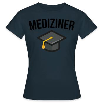 Mediziner Medizin Studium - Frauen T-Shirt - Navy - Vorne - AI Model Female 172 dark (172cm)