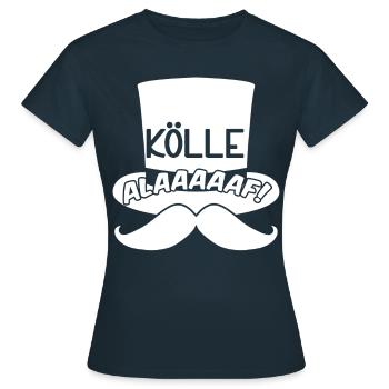 Carnival Karneval Fasching Fastnacht Rosenmontag - Frauen T-Shirt - Navy - Vorne - AI Model Female 172 dark (172cm)