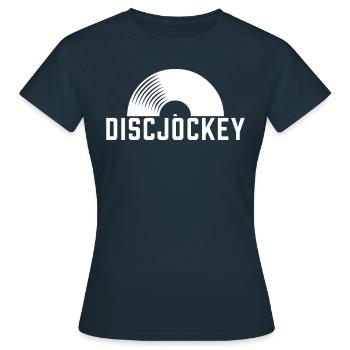 DJ - T-shirt Femme - marine - Devant - AI Model Female 172 dark (172cm)