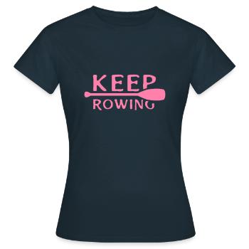 Rameurs - T-shirt Femme - marine - Devant - AI Model Female 172 dark (172cm)