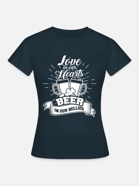 St Patricks Day - Frauen T-Shirt - Navy