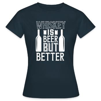 Whisky Whisky Whisky Whisky - T-shirt Femme - marine - Devant - AI Model Female 172 dark (172cm)