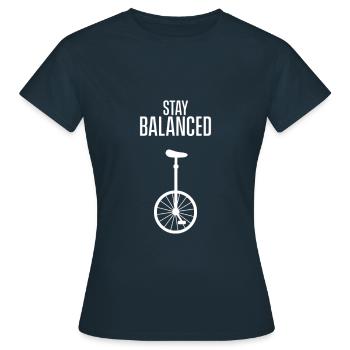 Monocycle Monocycle Monocycle - T-shirt Femme - marine - Devant - AI Model Female 172 dark (172cm)