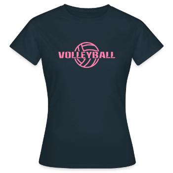 Dame Volleyballer volleyball volleyball volleyball volleyball - T-shirt Femme - marine - Devant - AI Model Female 172 dark (172cm)