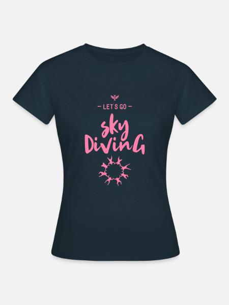 Skydive - Frauen T-Shirt - Navy