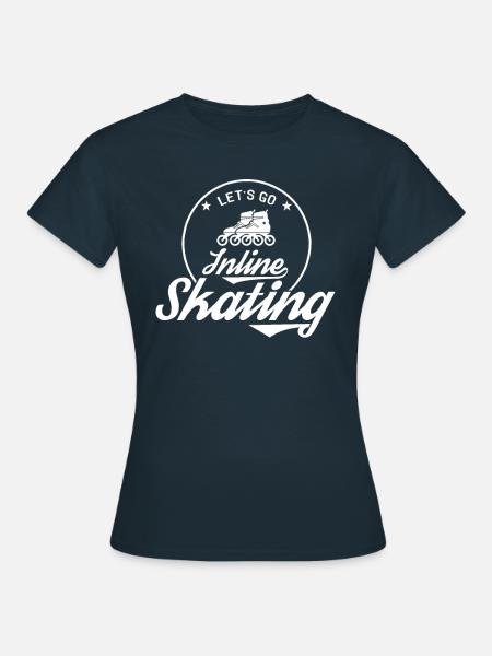 Inline Skater - Frauen T-Shirt - Navy
