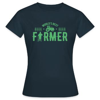Agriculteurs Agriculteurs Agriculteurs Agriculteurs Agriculteurs Agriculteurs - T-shirt Femme - marine - Devant - AI Model Female 172 dark (172cm)