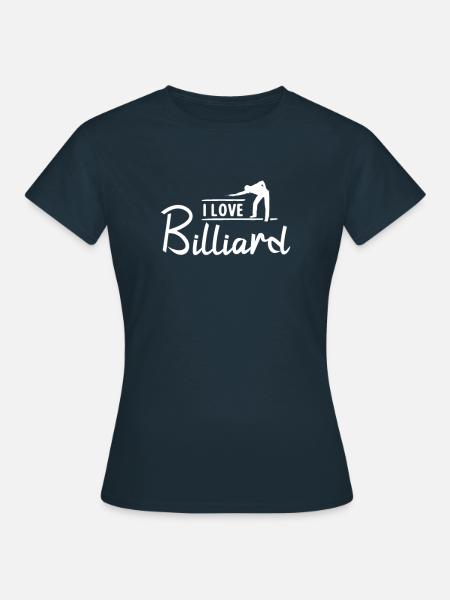 Billard - Frauen T-Shirt - Navy