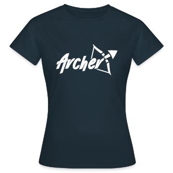 Archer - T-shirt Femme - marine - Devant - AI Model Female 172 dark (172cm)
