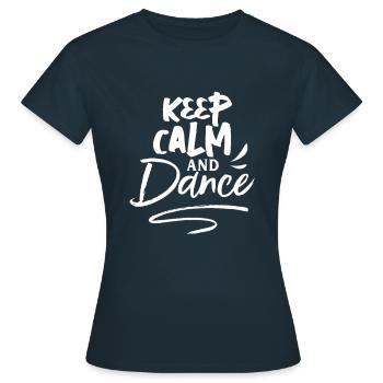Danseur École de danse Danse Danse Danse - T-shirt Femme - marine - Devant - AI Model Female 172 dark (172cm)