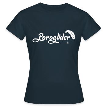 Parapentiste Vol Parapente Parapente Parapente Pilot - T-shirt Femme - marine - Devant - AI Model Female 172 dark (172cm)