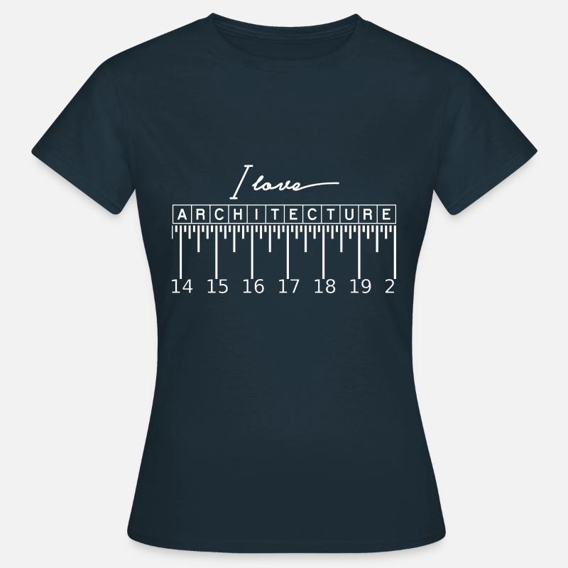 Architecte architecte architecte architecte - T-shirt Femme - marine