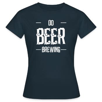 Brasseur - T-shirt Femme - marine - Devant - AI Model Female 172 dark (172cm)