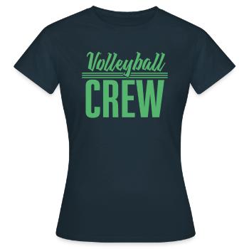 Équipe de volley-ball - T-shirt Femme - marine - Devant - AI Model Female 172 dark (172cm)