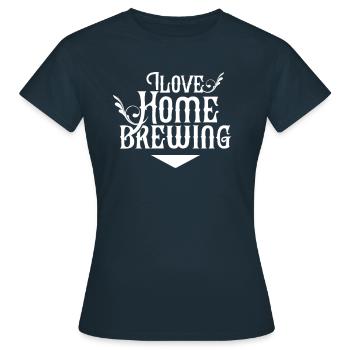 Home brewers brew home brewed brewery - Women's T-Shirt - navy - Front - AI Model Female 172 dark (172cm)