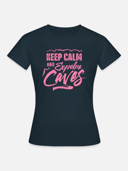 Höhlenforscher - Frauen T-Shirt - Navy