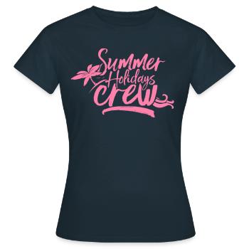 Voyage de vacances d'été voyage de vacances d'été - T-shirt Femme - marine - Devant - AI Model Female 172 dark (172cm)