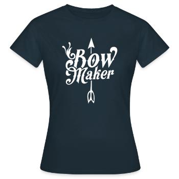 Bowmaker Bow Making Bow Maker Bows Team - Women's T-Shirt - navy - Front - AI Model Female 172 dark (172cm)