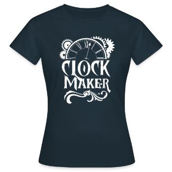 horloger - T-shirt Femme - marine - Devant - AI Model Female 172 dark (172cm)