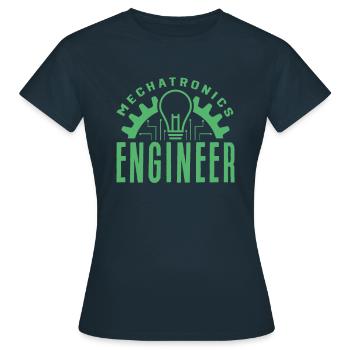 Mechatroniker - Frauen T-Shirt - Navy - Vorne - AI Model Female 172 dark (172cm)