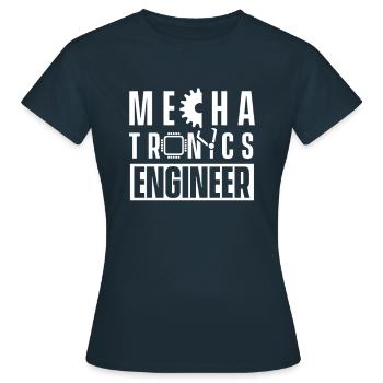 Team Mechatronics Mechanics Mechatronics Engineer - Women's T-Shirt - navy - Front - AI Model Female 172 dark (172cm)