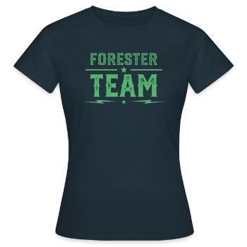 Forester forester forest forestry forestry - Women's T-Shirt - navy - Front - AI Model Female 172 dark (172cm)