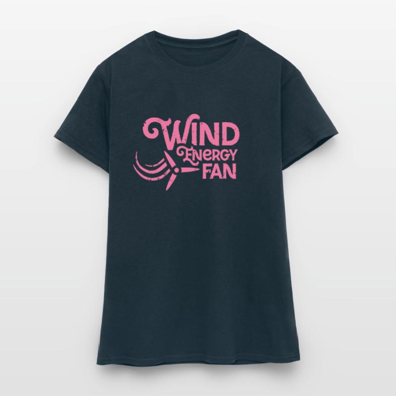 Énergie éolienne éolienne éolienne roue éolienne T-shirt Femme