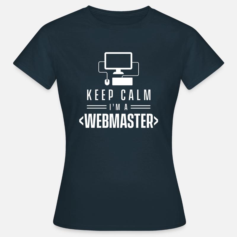 Web Master développeur webmasters web web team - T-shirt Femme - marine
