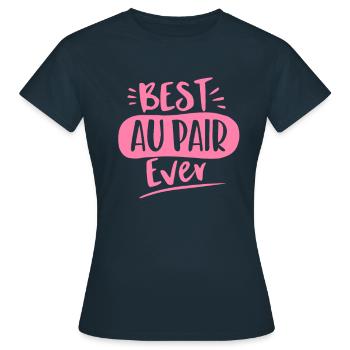 Meilleure fille au pair de tous les temps - T-shirt Femme - marine - Devant - AI Model Female 172 dark (172cm)