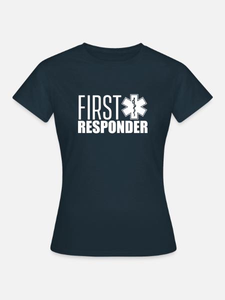 Ersthelfer Erstversorger Notfall Notfallhelfer - Frauen T-Shirt - Navy