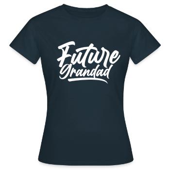 Futur grand-père petits-enfants grand-père grand-père grand-père - T-shirt Femme - marine - Devant - AI Model Female 172 dark (172cm)
