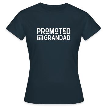 Promu grand-père grand-père petit-fils grand-père grand-père - T-shirt Femme - marine - Devant - AI Model Female 172 dark (172cm)