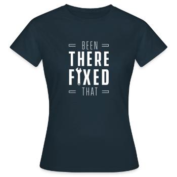 Home improvement DIY home improvement tinkerer hobbyist - Women's T-Shirt - navy - Front - AI Model Female 172 dark (172cm)