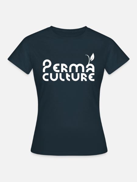 Permacultuur Duurzame Permacultuur Tuin - Vrouwen T-shirt - navy
