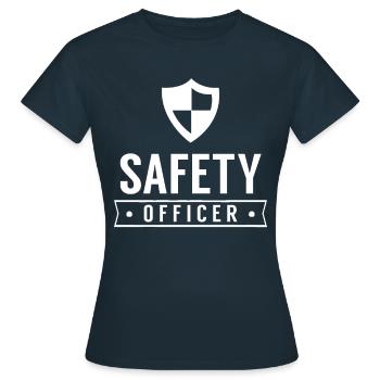Safety Officer Safety Safety Team - Women's T-Shirt - navy - Front - AI Model Female 172 dark (172cm)