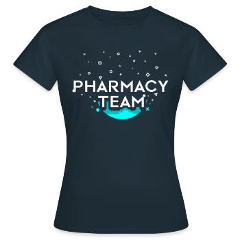 Apotheken Team Apotheker Pharmazeut Apotheke - Frauen T-Shirt - Navy - Vorne - AI Model Female 172 dark (172cm)