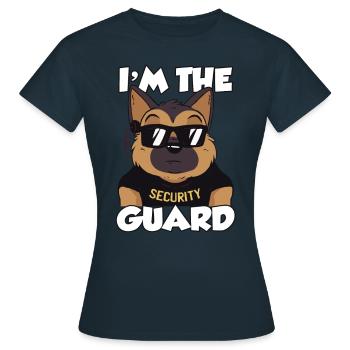 Je suis l’agent de sécurité de sécurité - T-shirt Femme - marine - Devant - AI Model Female 172 dark (172cm)