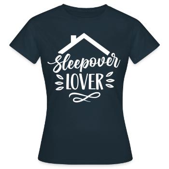Amoureux de la nuit Nuitée - T-shirt Femme - marine - Devant - AI Model Female 172 dark (172cm)