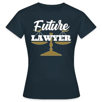 Futur avocat Avocat Avocat Avocat - T-shirt Femme - marine - Devant - AI Model Female 172 dark (172cm)