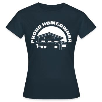 Fier propriétaire propriétaire propriétaire propriétaire hôte - T-shirt Femme - marine - Devant - AI Model Female 172 dark (172cm)
