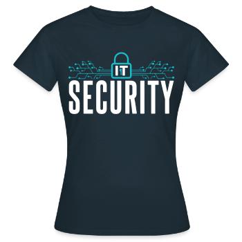 It Security Hack Cybersecurity Hacking Hacker - Women's T-Shirt - navy - Front - AI Model Female 172 dark (172cm)