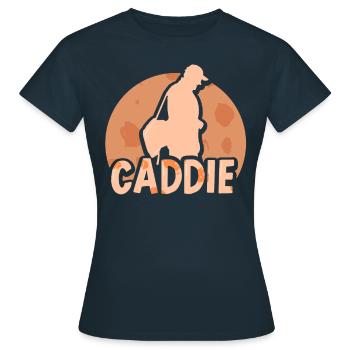 Caddie Profession Golfer Golfer Golfing - Women's T-Shirt - navy - Front - AI Model Female 172 dark (172cm)