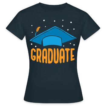 Graduate Graduation Party Graduate Graduate - Women's T-Shirt - navy - Front - AI Model Female 172 dark (172cm)