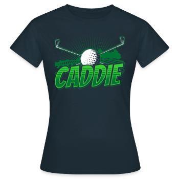Caddie Profession Golfing Golfer Golfer Golf - Women's T-Shirt - navy - Front - AI Model Female 172 dark (172cm)