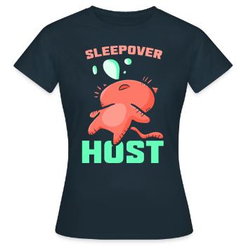 Hôte d’une nuit Nuitée Nuitée - T-shirt Femme - marine - Devant - AI Model Female 172 dark (172cm)