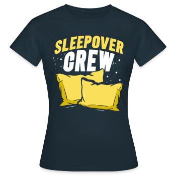 Nuit en équipe Nuitée - T-shirt Femme - marine - Devant - AI Model Female 172 dark (172cm)
