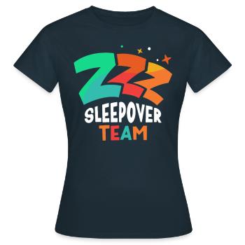 Nuitée Équipe Nuitée Sweet - T-shirt Femme - marine - Devant - AI Model Female 172 dark (172cm)