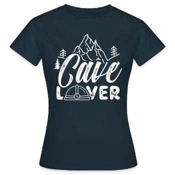 Cave Lovers Cave Cave Hiking Caving Cave - Women's T-Shirt - navy - Front - AI Model Female 172 dark (172cm)