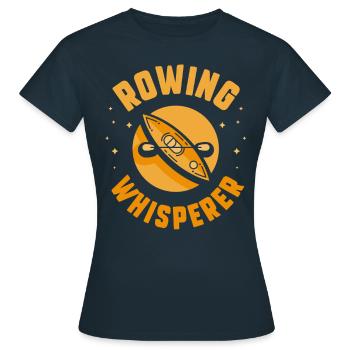 Rameurs Chuchoteurs Avirons Rameurs Rameurs - T-shirt Femme - marine - Devant - AI Model Female 172 dark (172cm)