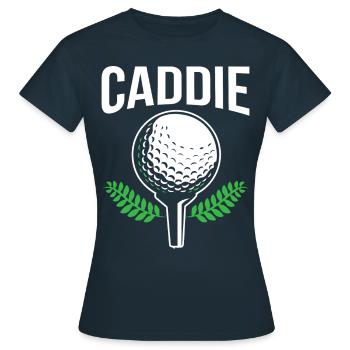 Caddie Golfing Profession Golfeur Golfeur - T-shirt Femme - marine - Devant - AI Model Female 172 dark (172cm)